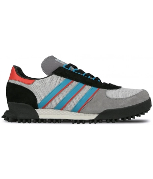 Мужские кроссовки Adidas Originals Marathon серые с черным